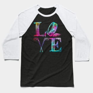 Love Ice Hockey Girls Hockey Baseball T-Shirt